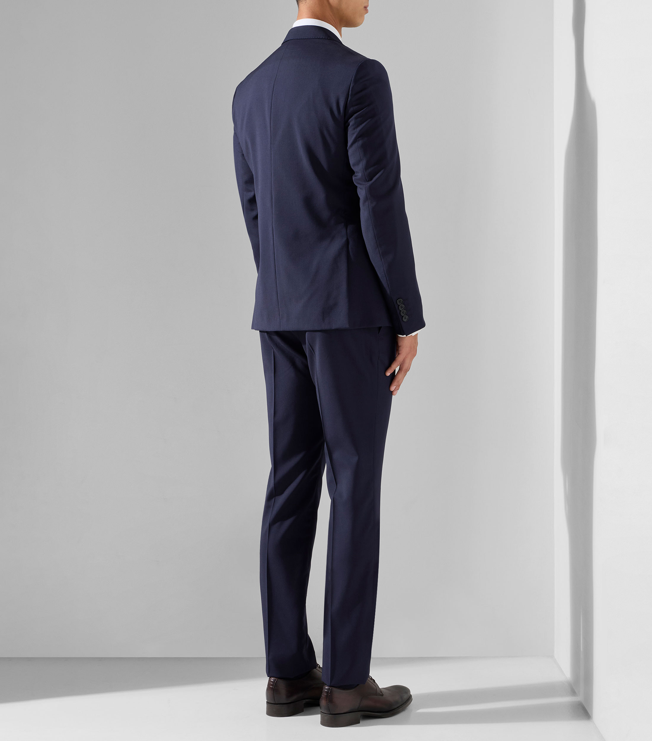 Traje de corte regular liso Hombre